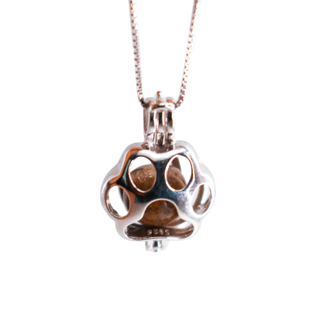 Colgante con perla "Huella" Plata 925