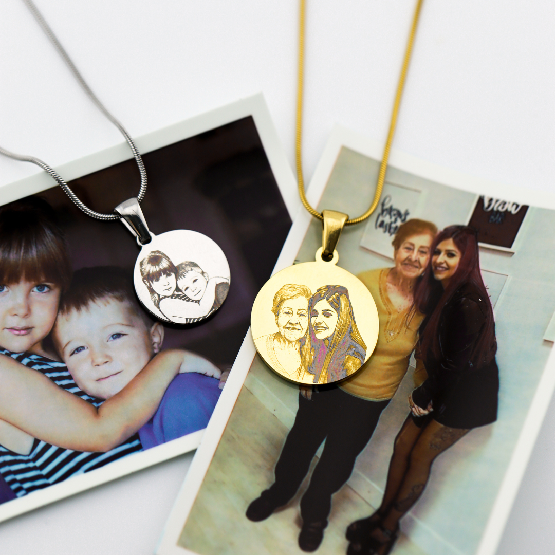 Colgante redondo "Momento eterno"