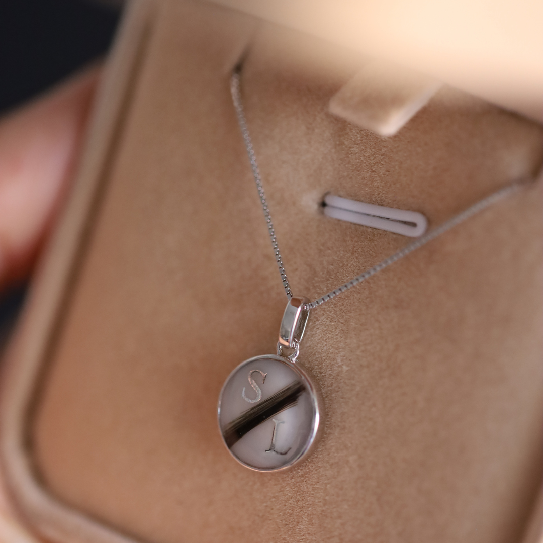 "Legacy" pendant with ashes or hair (925 silver)