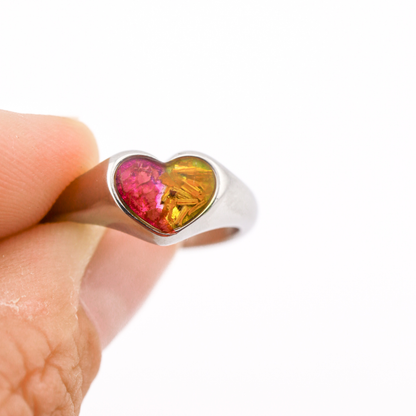 Anillo "Latido" acero inoxidable
