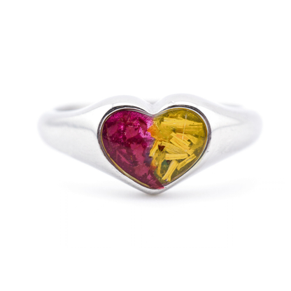 Anillo "Latido" acero inoxidable