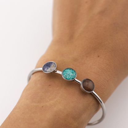 Pulsera "Tres recuerdos" acero inoxidable