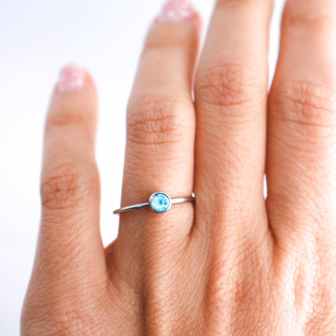 Anillo "Raíz" acero inoxidable