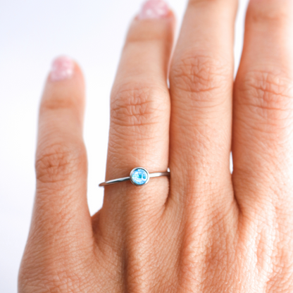 Anillo "Raíz" acero inoxidable