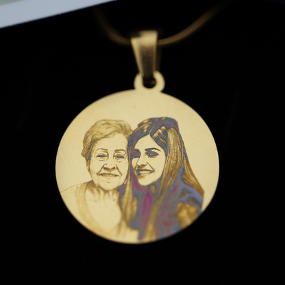 Colgante redondo "Momento eterno"