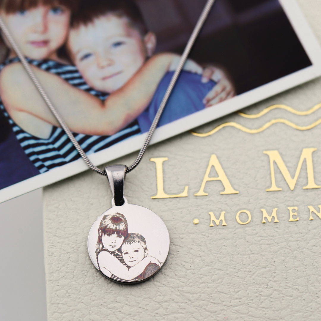 Colgante redondo "Momento eterno"