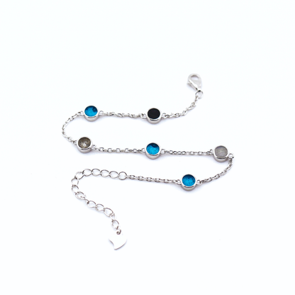 Pulsera "Seis recuerdos" Plata 925