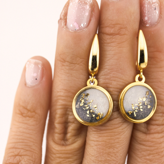 Pendientes largos "Legado" acero inoxidable