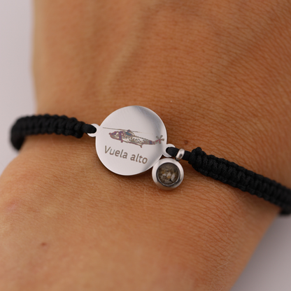 Pulsera "Refugio" acero inoxidable