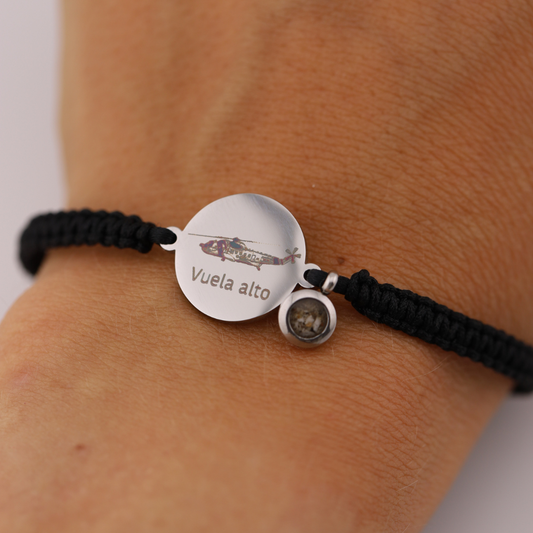 Pulsera "Refugio" acero inoxidable