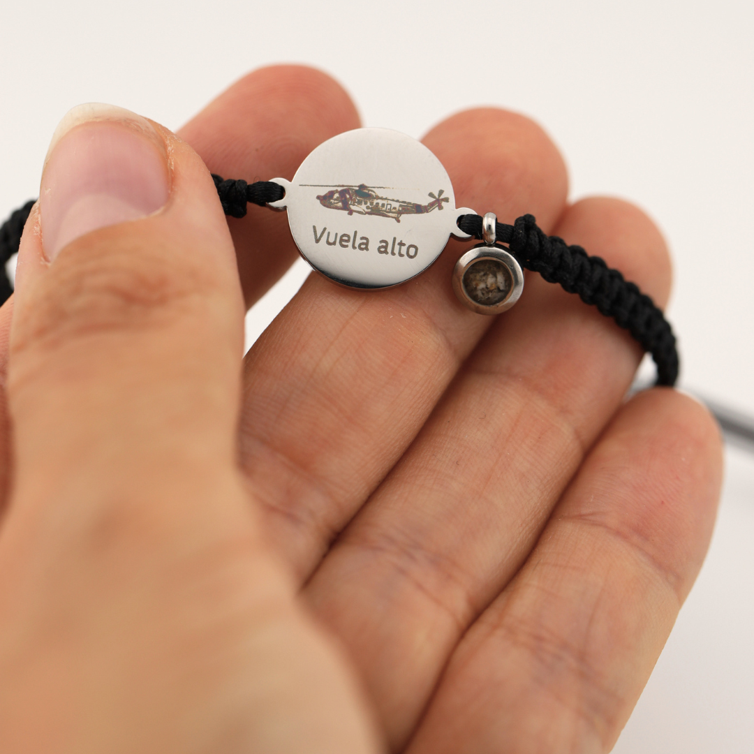 Pulsera "Refugio" acero inoxidable