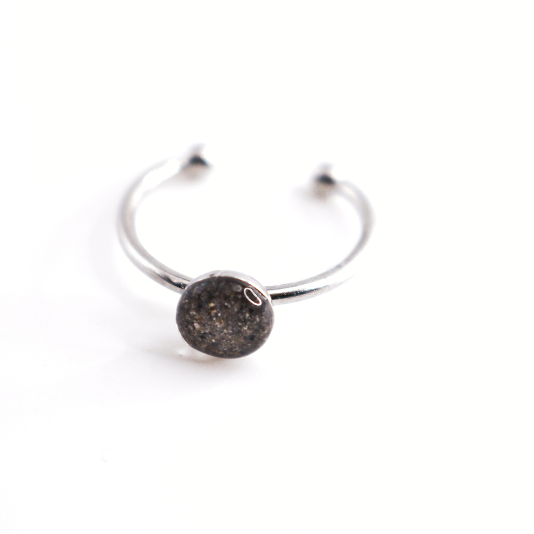 Anillo "Aura" acero inoxidable ajustable