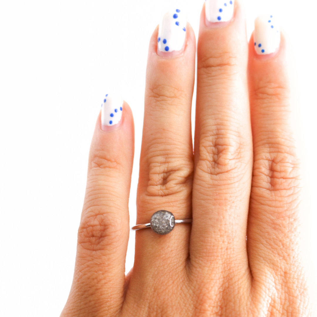 Anillo "Aura" acero inoxidable ajustable