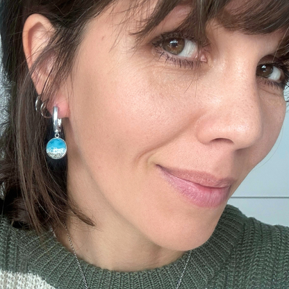 Pendientes MI(MAR) acero inoxidable