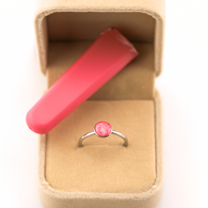Anillo "Aura" acero inoxidable ajustable