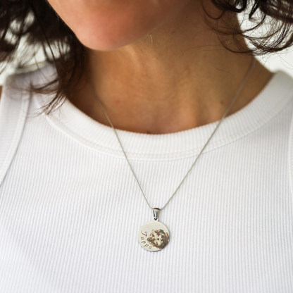 Colgante redondo "Momento eterno"
