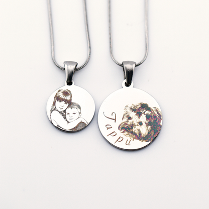 Colgante redondo "Momento eterno"