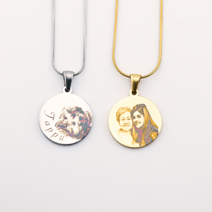 Colgante redondo "Momento eterno"