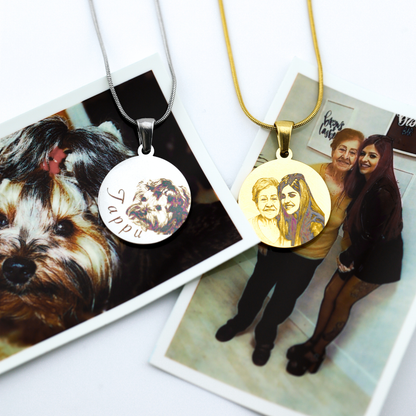 Colgante redondo "Momento eterno"