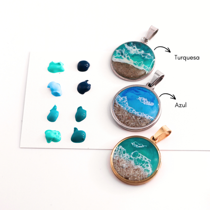 Pendientes MI(MAR) acero inoxidable