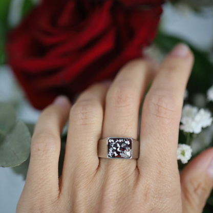 Anillo "Testigo" acero inoxidable