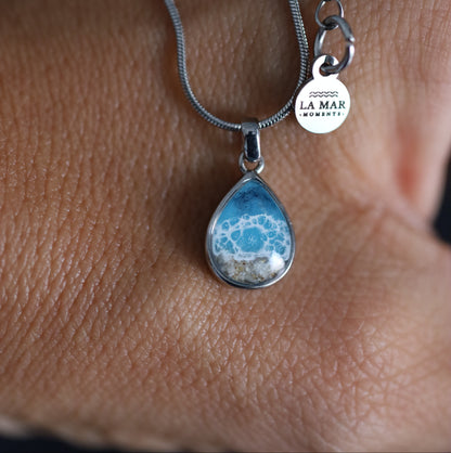 SU(MAR) Pendant with sand or ashes (stainless steel)