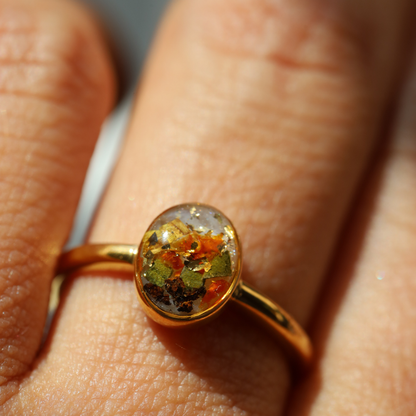 Anillo "Huella" acero inoxidable
