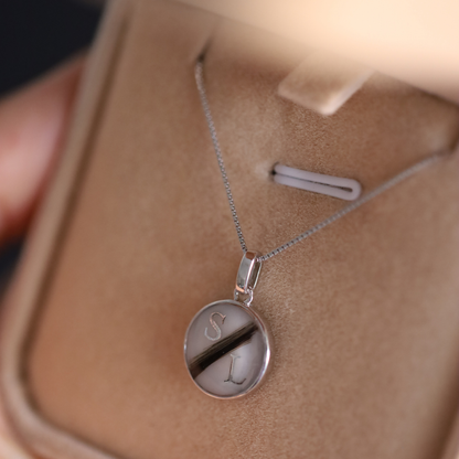 "Legacy" pendant with ashes or hair (925 silver)