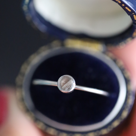 Ring „Wurzel“ mit Asche oder Haar (Edelstahl)