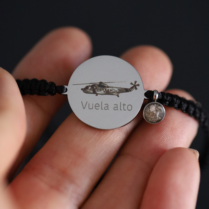 "Eternal Moment" bracelet custom laser engraved with your photo
