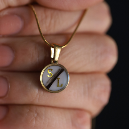 "Legacy" Pendant with ashes or hair (stainless steel)