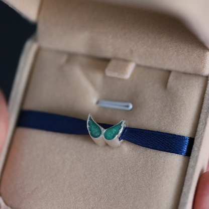 "Cielo" charm for Pandora with ashes or hair (925 silver)