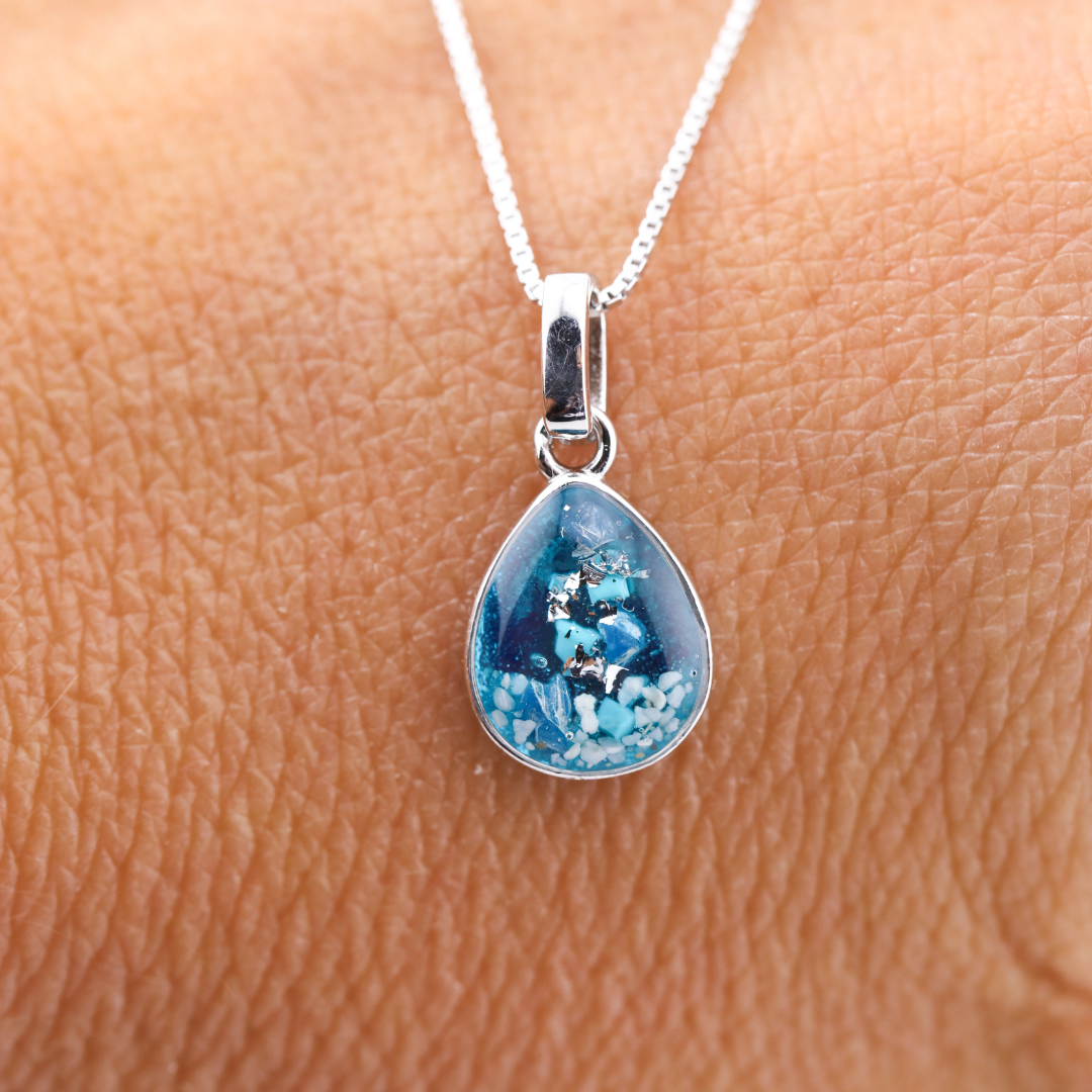 "Origin" pendant for ashes or hair (925 silver)