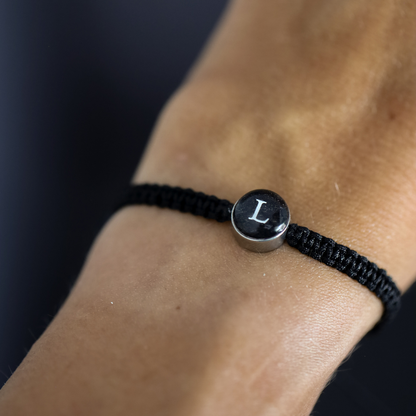 "Hug" bracelet with ashes or hair (stainless steel)
