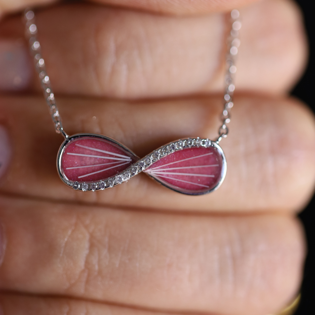 "Always" cremation or hair necklace (925 silver)