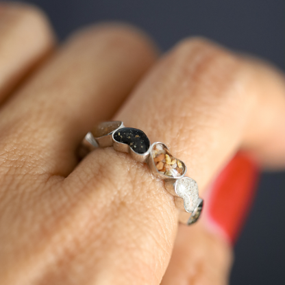 Anillo "Seis recuerdos" Plata 925