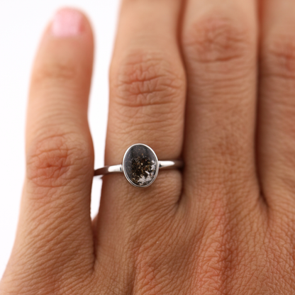 Anillo "Huella" acero inoxidable