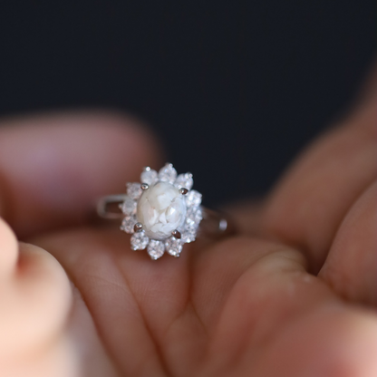 Ring „Herzschlag“ mit Asche oder Haar (Edelstahl)