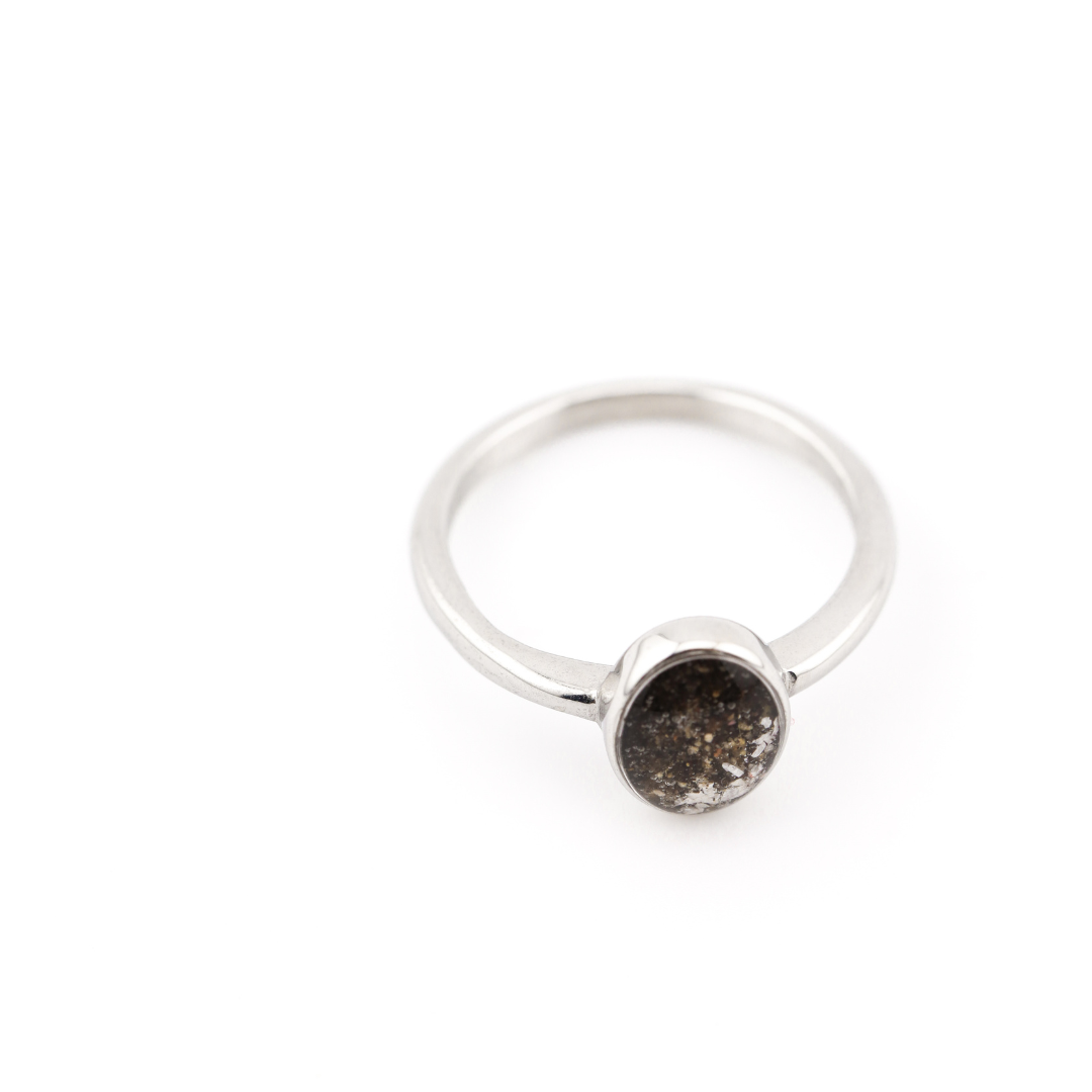 Anillo "Huella" acero inoxidable
