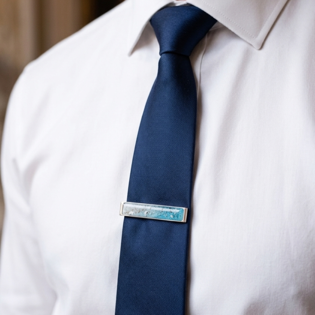Pasador de corbata "Testigo" acero inoxidable