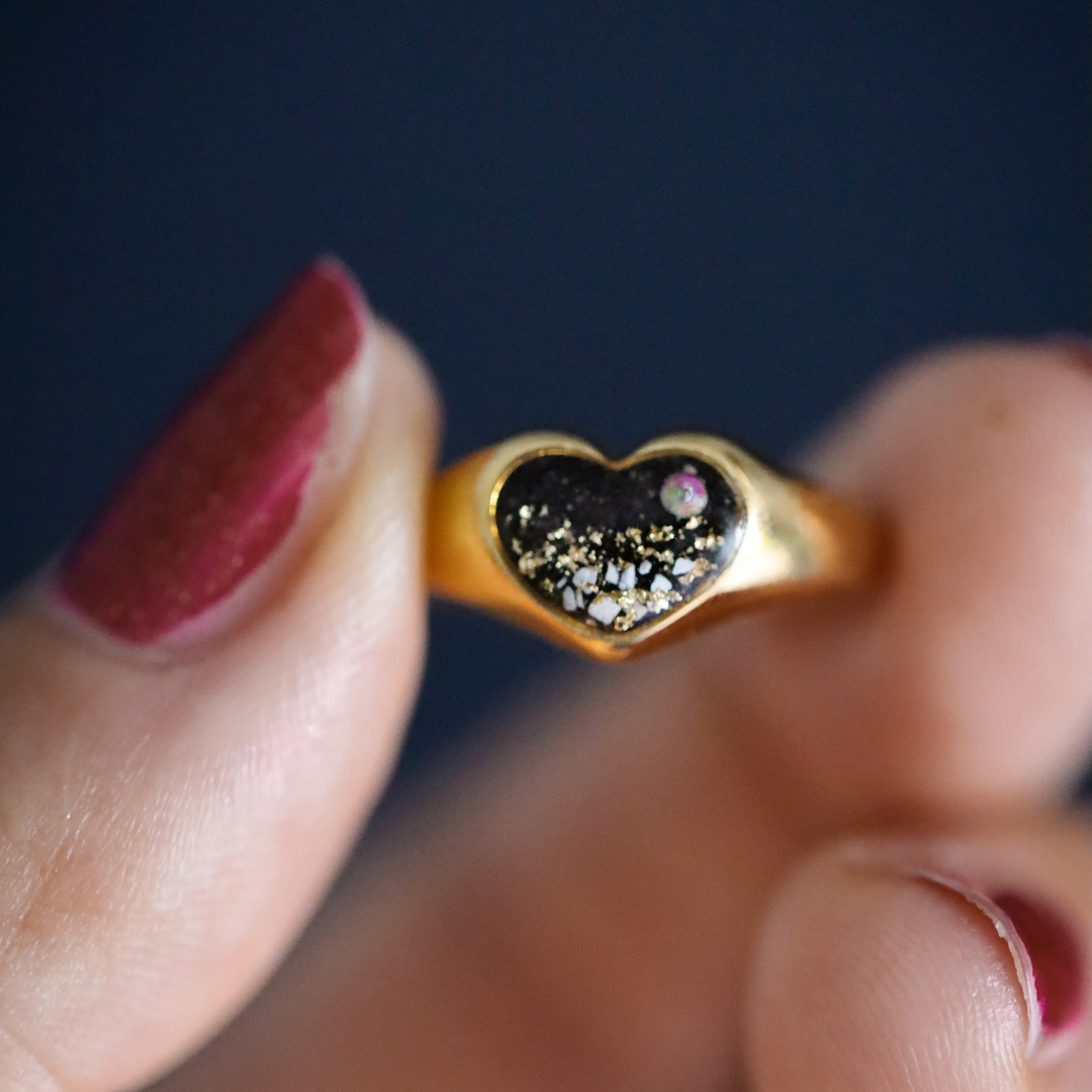 Anillo "Latido" acero inoxidable