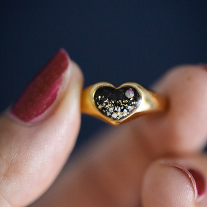 Anillo "Latido" acero inoxidable